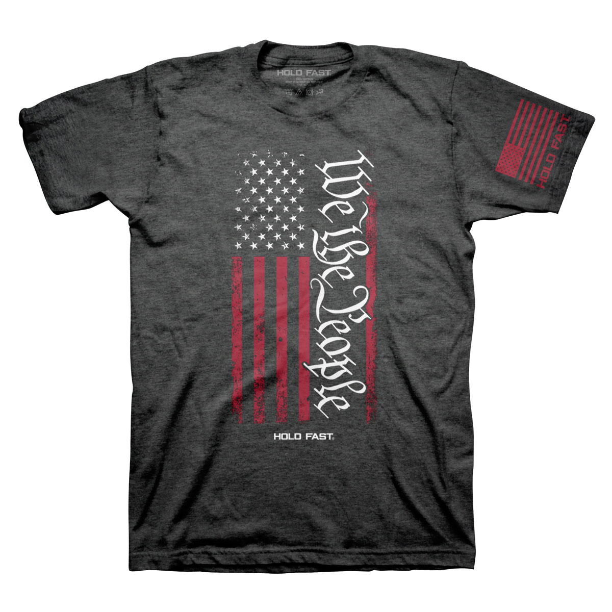 Hold Fast Mens T Shirt We The People Flag Christian Spirit Wear